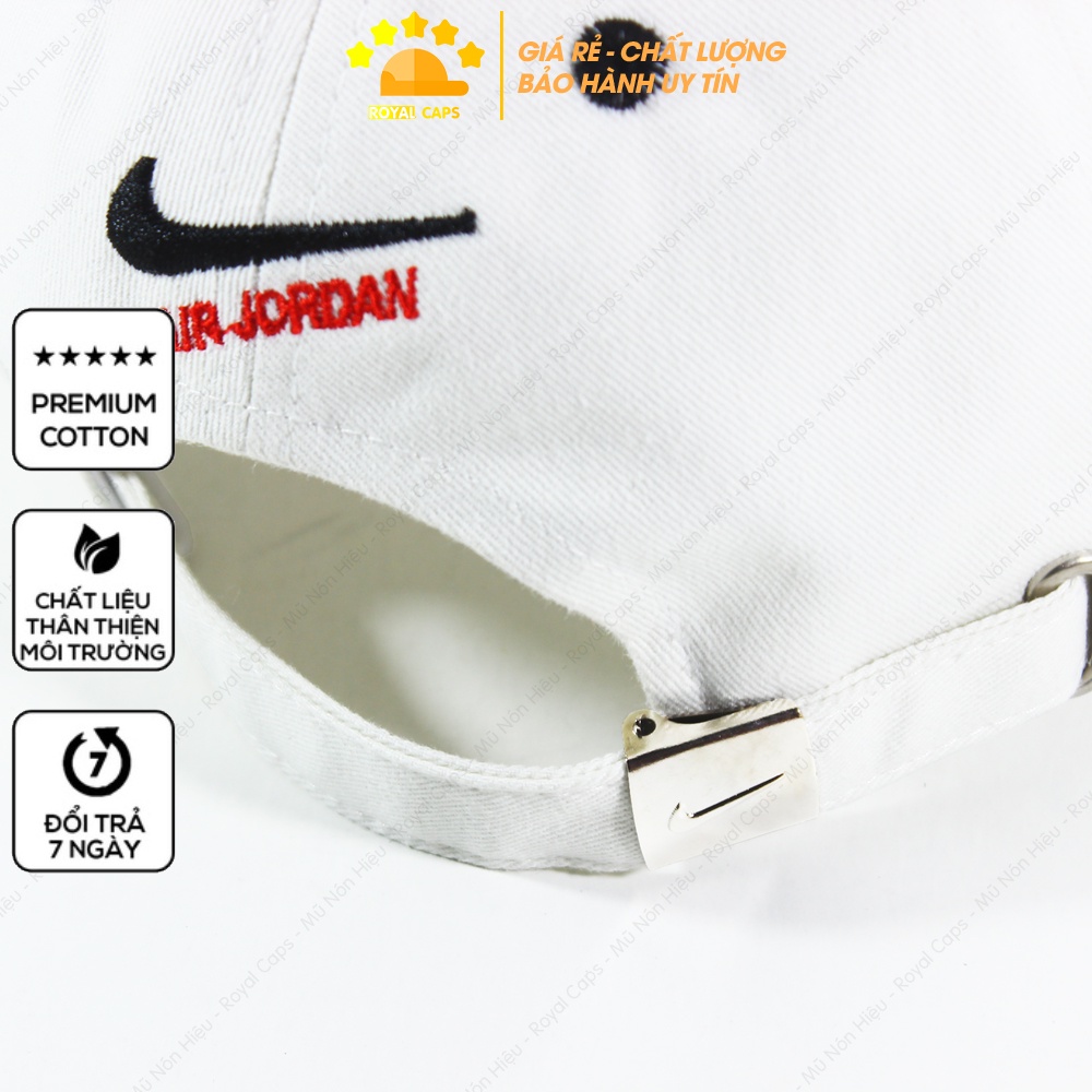 Mũ Lưỡi Trai Nón Lưỡi Trai Nam Nữ JD Vải Kaki Cotton Hàn Jordan - Royal Caps