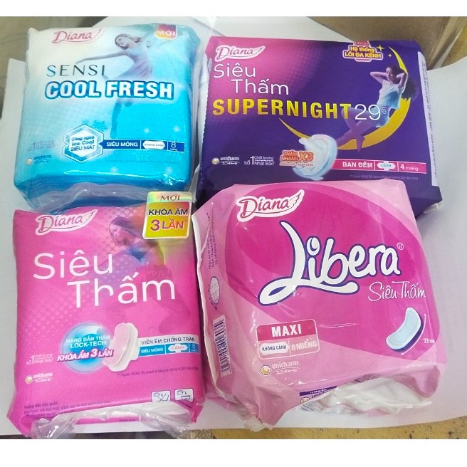 {SHOP59} BĂNG VỆ SINH DIANA - SENSE - KOTEX