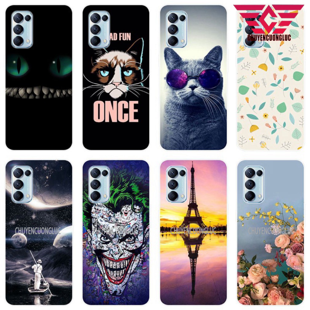 [SALE] ỐP LƯNG OPPO RENO 5/ RENO 4 IN HÌNH HOẠ TIẾT - MÃ 1040