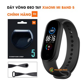 Dây đeo thay thế Xiaomi Mi Band 5 chính hãng Xiaomi dây silicon Miband 5 full box