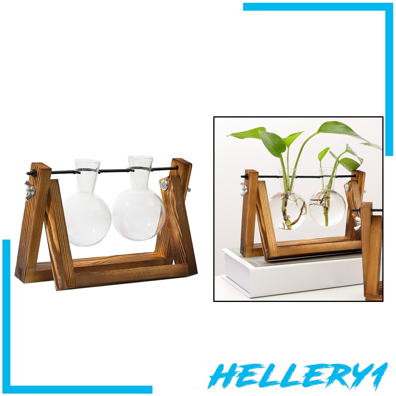 1 Lọ Hoa Thủy Tinh Trong Suốt Hình Bóng Đèn Dùng Trang Trí Nhà Cửa