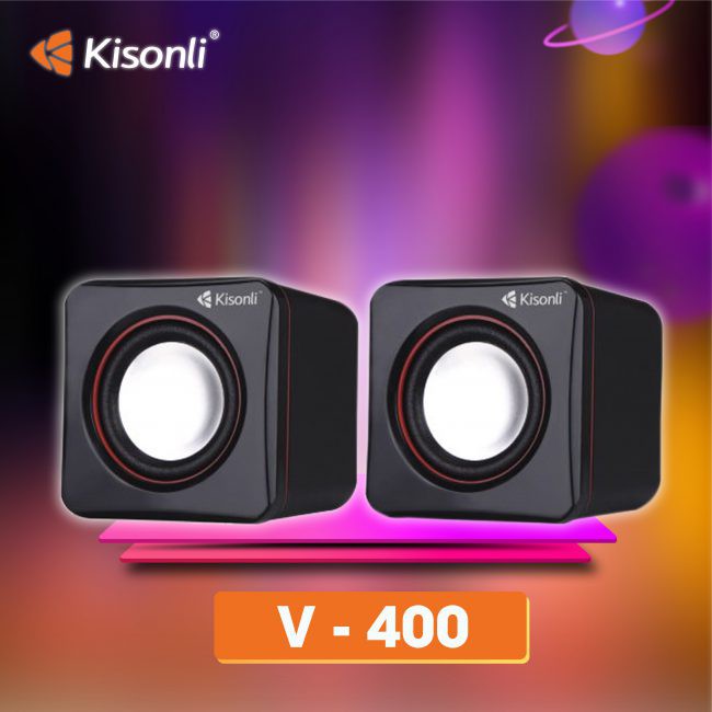 Loa Vi Tính Kisonli V400 - Hỗ Trợ Kết Nối Nhiều Thiết BỊ