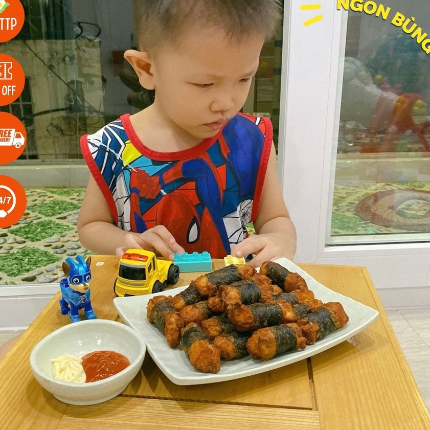 Gà cuộn rong biển CP túi 300gr