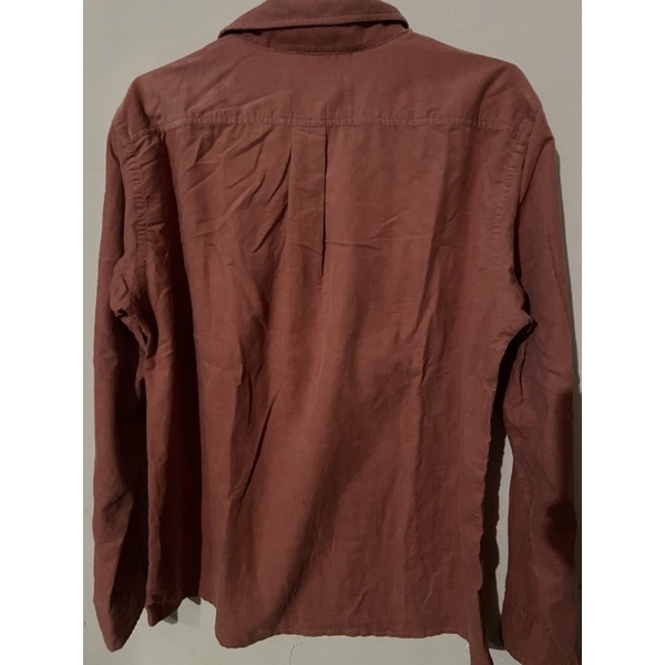 Áo sơ mi 2hand cam hồng