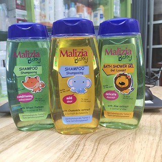 Dầu gội, sữa tắm Malizia Baby cho bé Hương protein