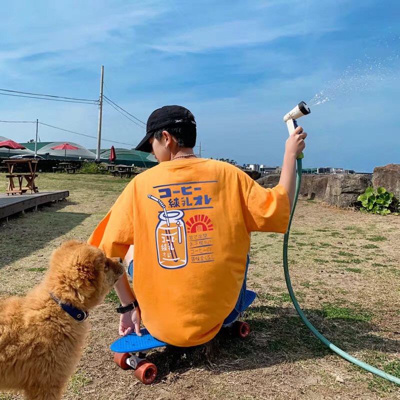 Áo thun tay lỡ WIND phông unisex form rộng Vitamin C thời trang nam nữ oversize | BigBuy360 - bigbuy360.vn