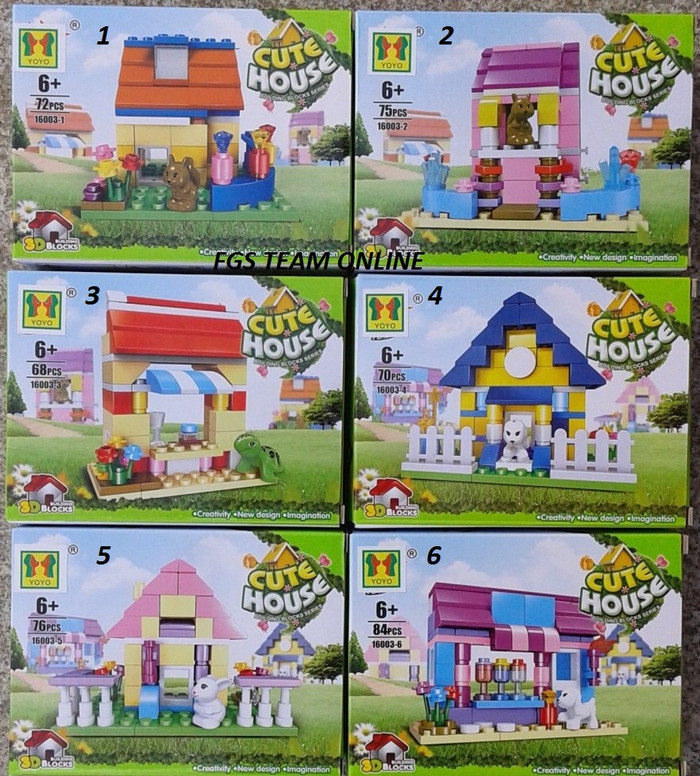 Mô Hình Đồ Chơi Lego Yoyo 16003-1 - 6 Phiên Bản Giới Hạn