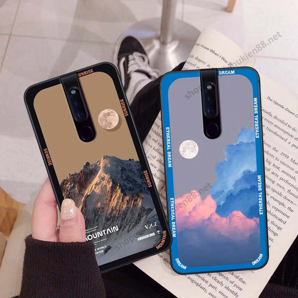 Ốp Oppo F11 / F11 Pro hình vũ trụ, mountain, cloud phong cách cá tính