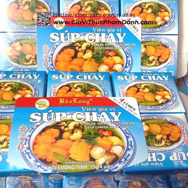 VIÊN GIA VỊ BẢO LONG -Lốc 12 hộp-date mới nhất