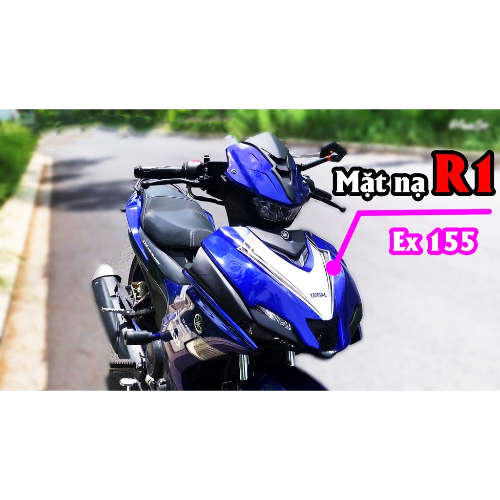 Mặt nạ r1,mặt pha đè r1 cho Exciter 155 moto tấn phát