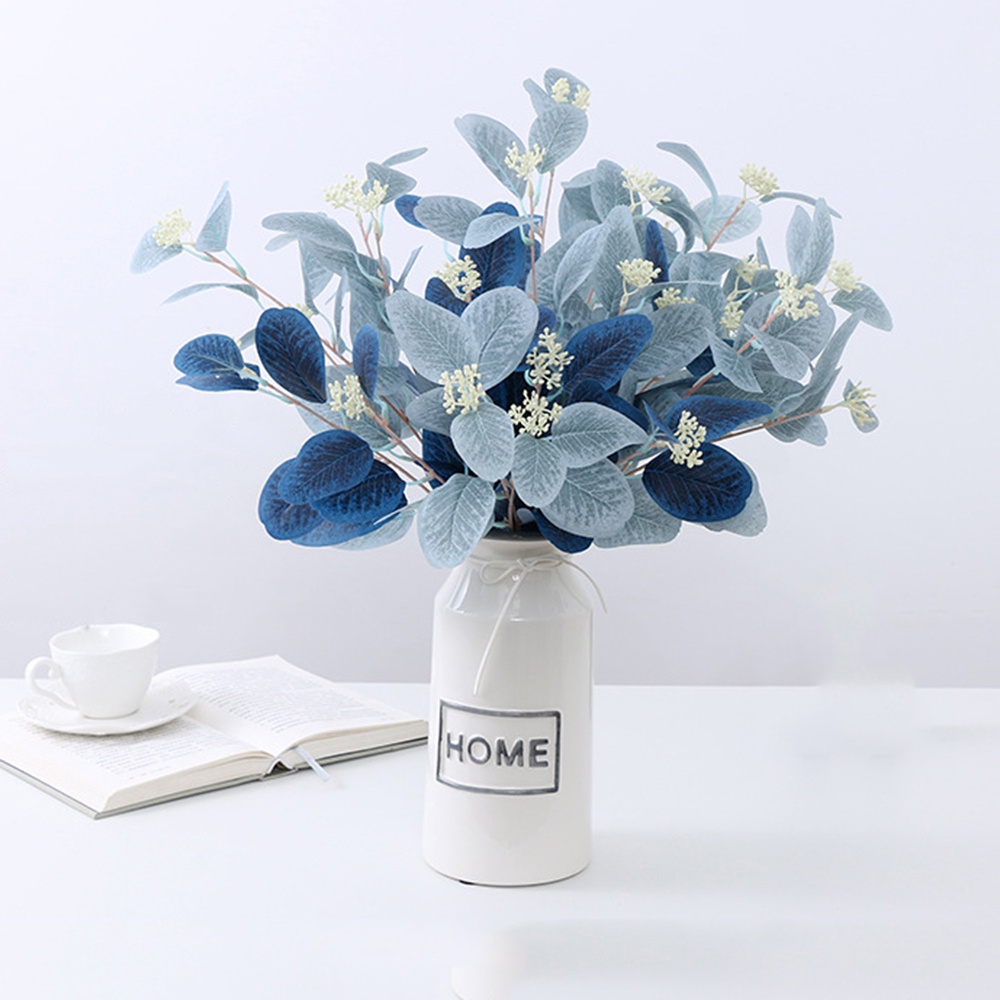 CONOPERY Nhánh cây bạch đàn nhân tạo nhiều màu dành cho trang trí nhà cửa / tiệc cưới