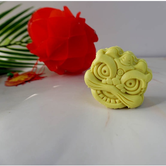 Khuôn trung thu lò xo các mẫu hoa trang trí, khuôn 75g và 150g loại 1 mặt