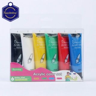 Bộ 6 màu acrylic dạng tuýp 30ml
