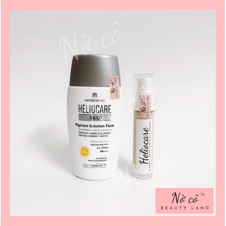 Kem chống nắng Heliocare 360 ​​Pigment Solution Fluid SPF50 + 50ml | BigBuy360 - bigbuy360.vn