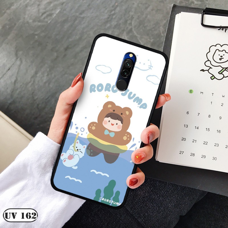 Ốp lưng nhám Xiaomi Redmi 8 - in hình