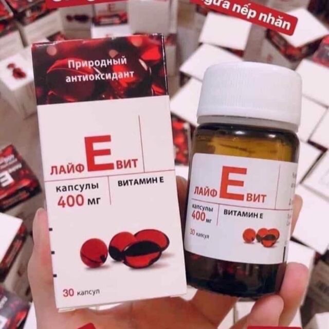 [Chính hãng] Vitamin E đỏ 400mg hộp thủy tinh