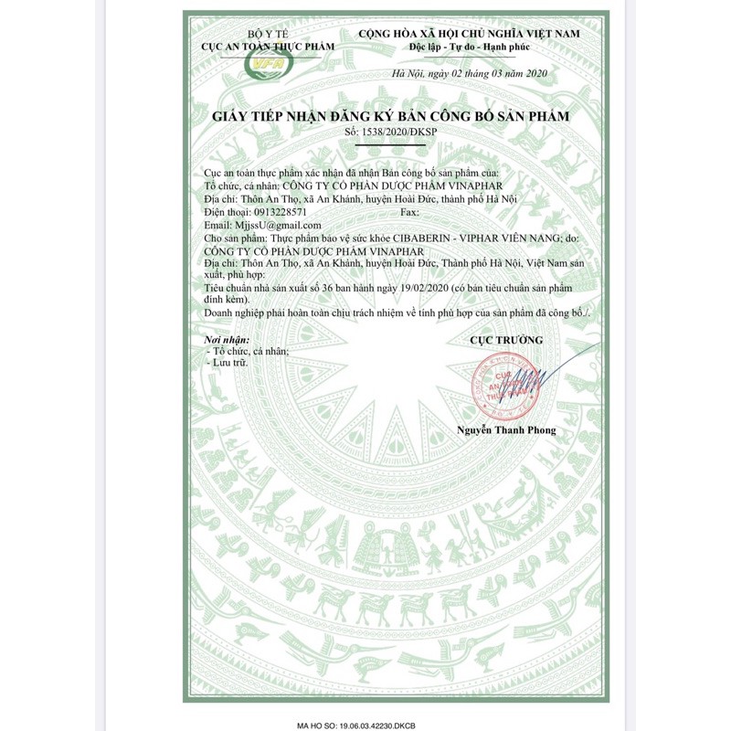 Ci BABERIN Vinaphar - - Hỗ trợ rối loạn tiêu óa , đầy bụng, chướng hơi ,tiêu chảy