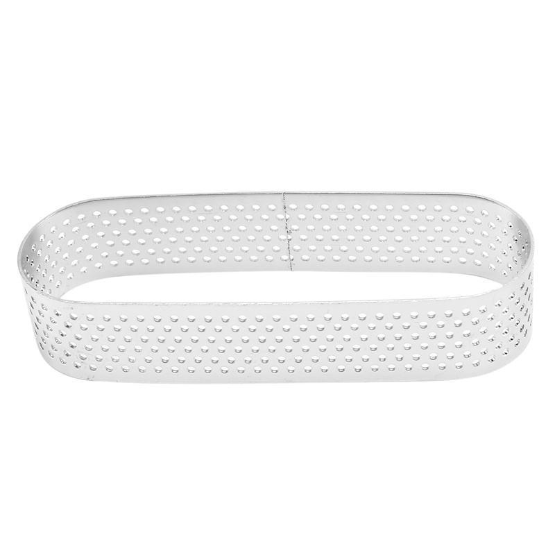 Bộ 8 Khuôn Làm Bánh Tart Hình Oval Bằng Thép Không Gỉ