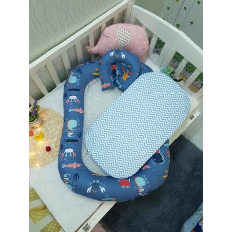 Đệm ngủ thông minh cho bé( nôi lưới 4 mùa)