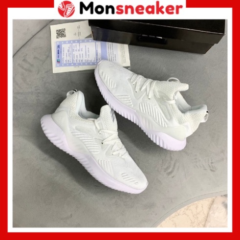 Giày ALPHA 🚚 𝐂𝐡𝐮𝐚̂̉𝐧 𝟏:𝟏 𝐓𝐫𝐮𝐧𝐠 🚚 Giày Thể Thao Nam Nữ Alphabounce Xanh, Kem, Trắng, Đen Cao Cấp