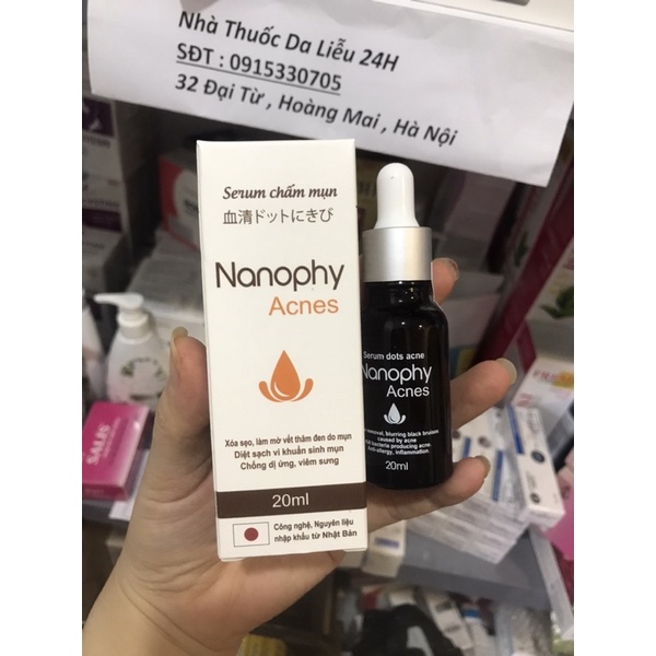 Nanophy acnes 20ml hỗ trợ mụn đỏ thâm