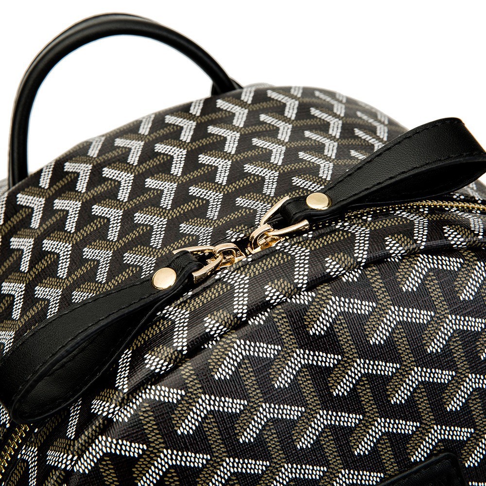 Balo Da Cao Cấp Goza  Chất Da PU cao cấp Form Y Hình, Lớp lót Polyester, Chống Thấm Nước