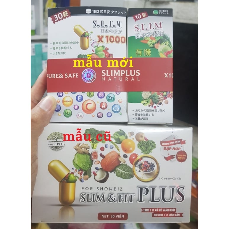 GIẢM CÂN SLIM & FIT CHÍNH HÃNG (TẶNG KÈM 12 GÓI DETOX HOA QUẢ SẤY)