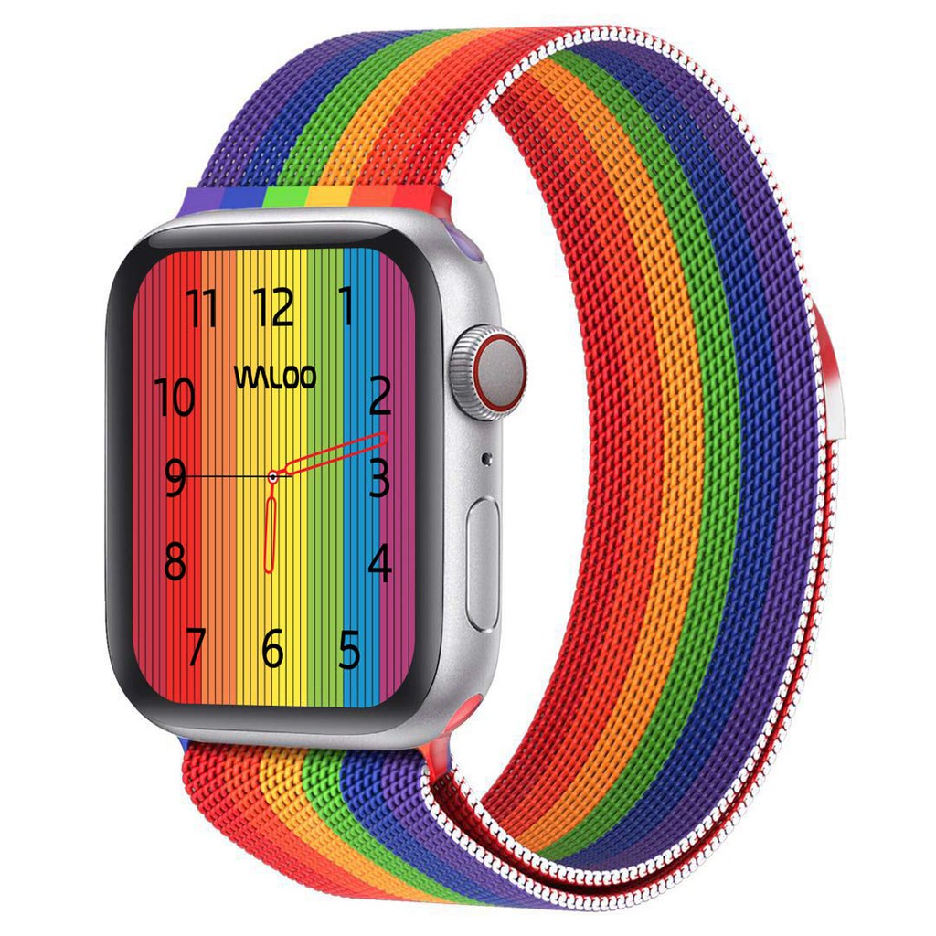 Dây đeo kim loại cho đồng hồ thông minh apple watch 7 41mm 45mm 38mm 40mm 42mm 44mm