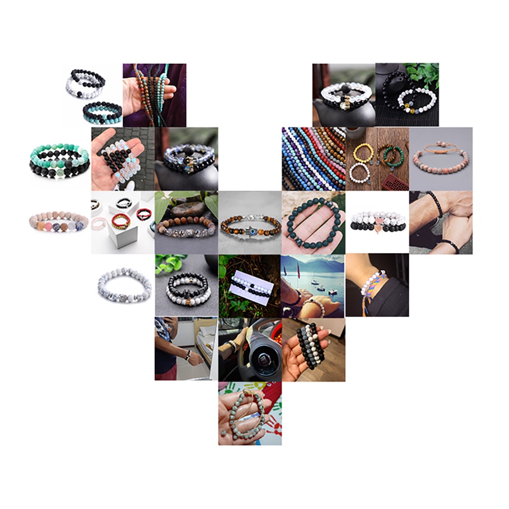 DIY Imitation Golden Color Loose Beads For Making Bracelet 15"