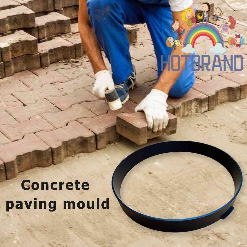 Khuôn Đổ Xi Măng Hình Tròn Làm Lối Đi Sân Vườn DIY