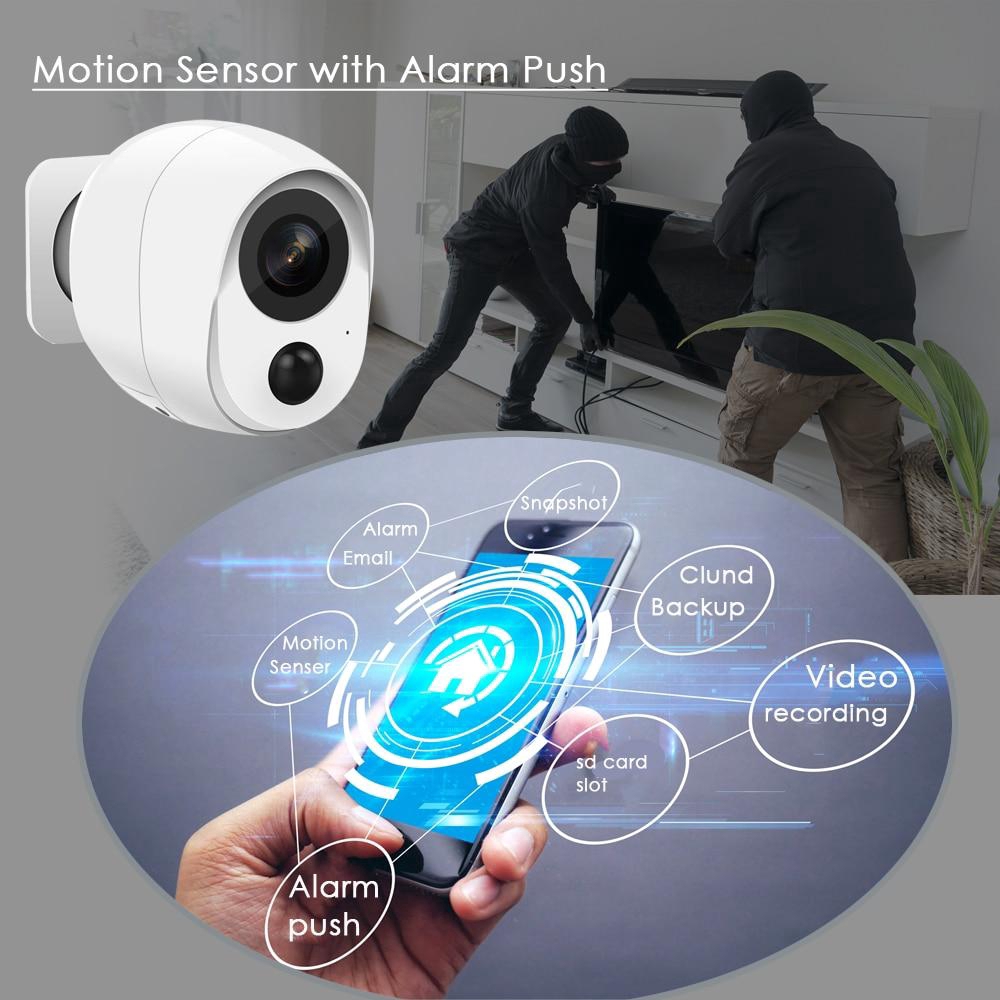 EVKVO - Free Battery Included - ICSEE APP 3MP WIFI CCTV Camera Outdoor Wireless IP Camera Home Security Surveillance Camera