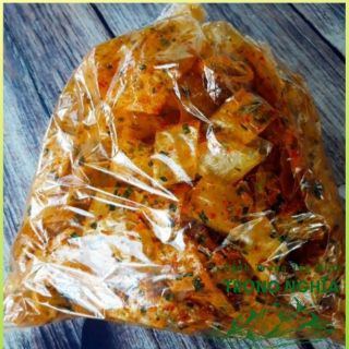 Bánh tráng trộn cuộn sa tế