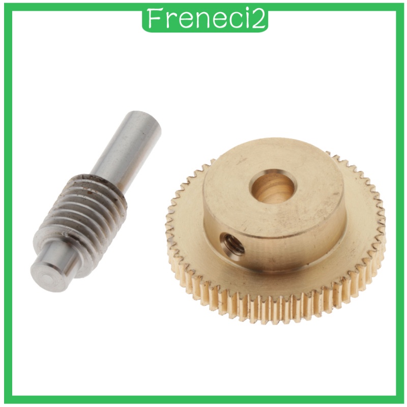 Bộ 2 Mô Đun 0.5 Và 60 Răng Bánh Răng Cưa Bằng Đồng Thau Chất Lượng Cao