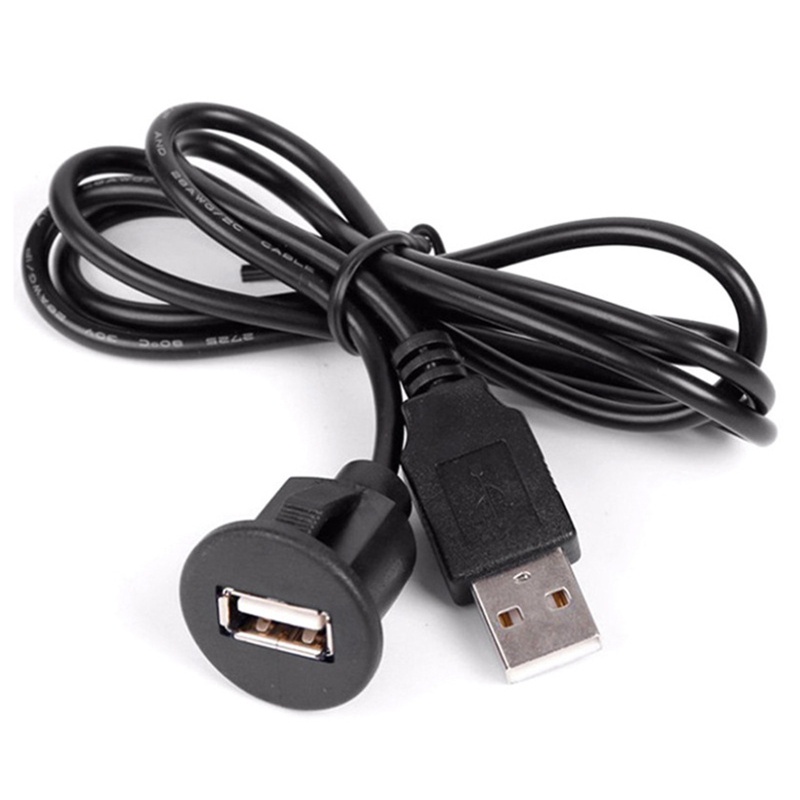 Dây Cáp Nối Dài Cổng USB 2.0 Bằng Nhựa Cho Bảng Điều Khiển Xe Hơi | BigBuy360 - bigbuy360.vn