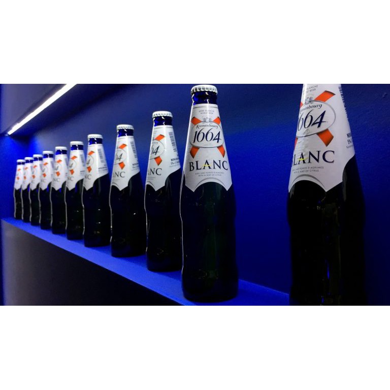 Kronenbourg 1664 Blanc - Bia Pháp - 330ml/chai - thùng 24 chai
