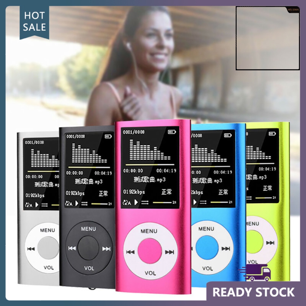 Máy nghe nhạc MP4 màn hình màu 1.8inch hỗ trợ thẻ nhớ TF
