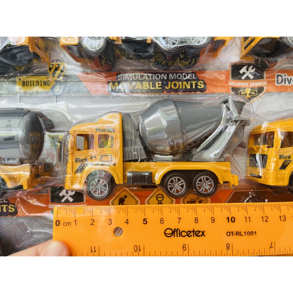 Xe Công Trình - Xe Chạy Trớn - Xe Đồ Chơi - Xe Mô Hình