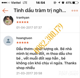 Tinh dầu tràm trị vết côn trùng đốt 10ml