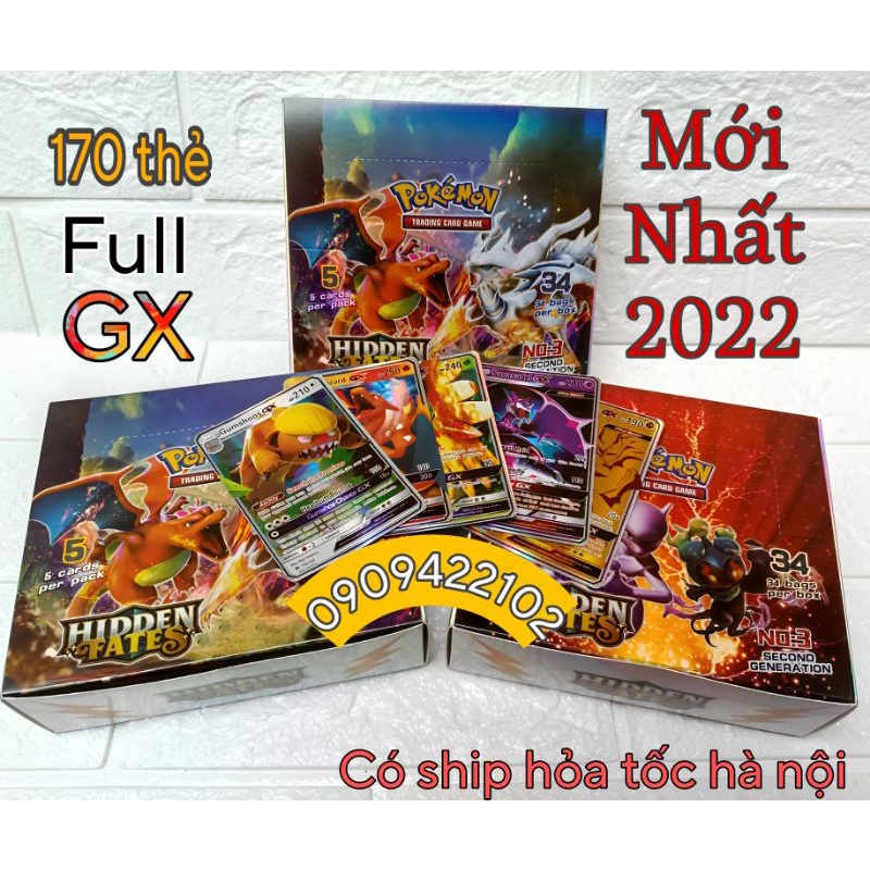 Hộp thẻ bài pokemon 32 gói [ hàng VIP ]