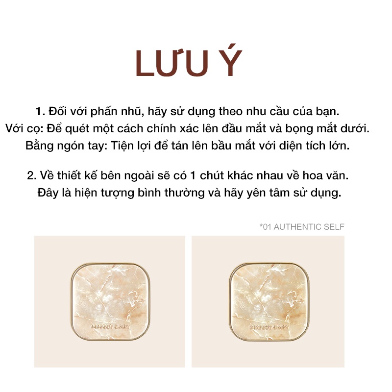 Bảng phấn mắt PERFECT DIARY Raw Gemstone cao cấp đa năng tiện lợi tự nhiên trọng lượng 7.5g