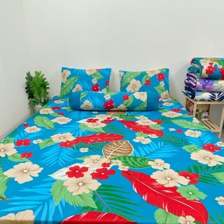 bộ drap thun hàn quốc mẫu hoa (4-5 món)