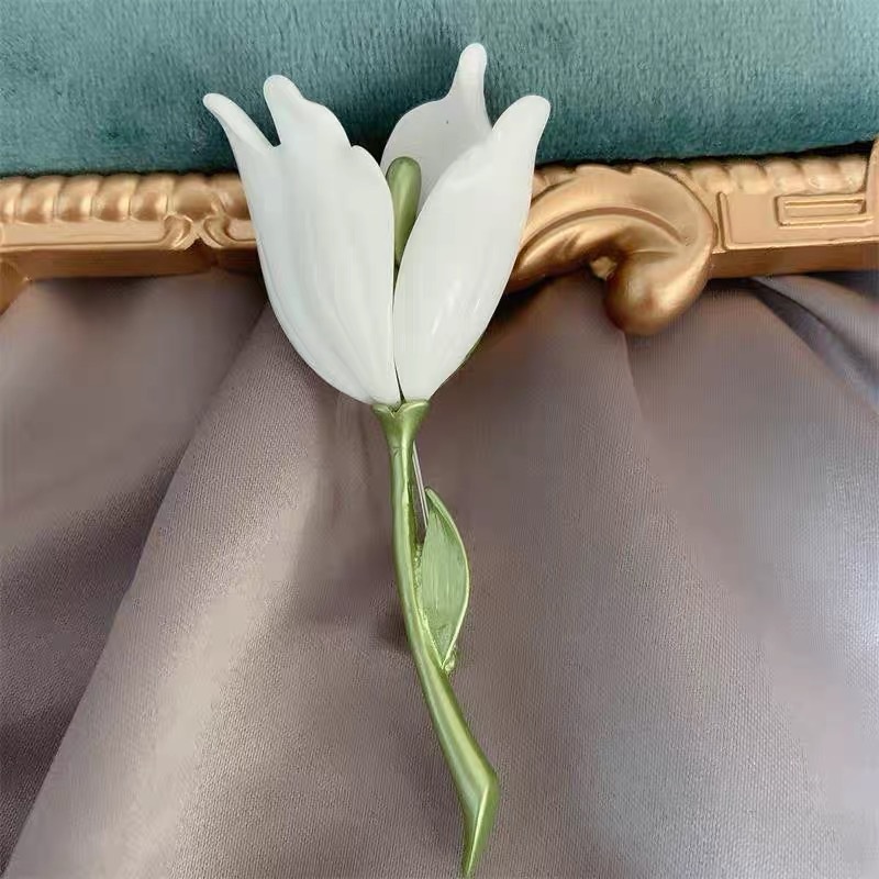 Trâm Cài Áo Hình Hoa Tulip Thời Trang Cho Nữ