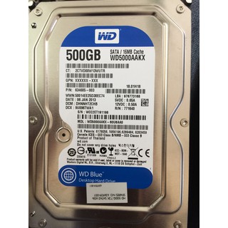 Ổ cứng WD 500Gb Blue đồng bộ