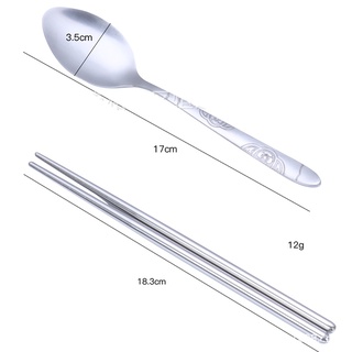 Sét Thìa đũa inox cho bé tập ăn dặm