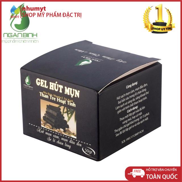 Combo 10 gel hút mụn than tre