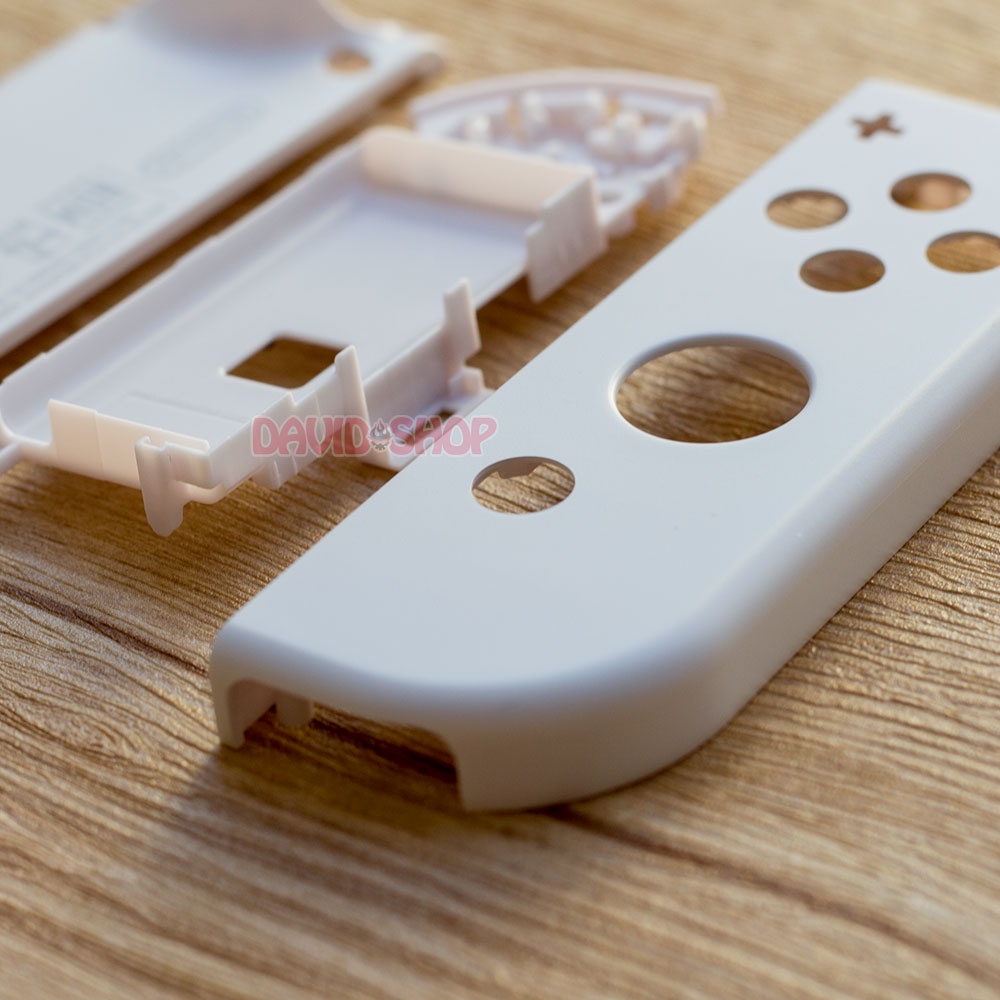 Cặp vỏ Joy-Con màu Trắng chất lượng cao cho Nintendo Switch, Nintendo Switch OLED