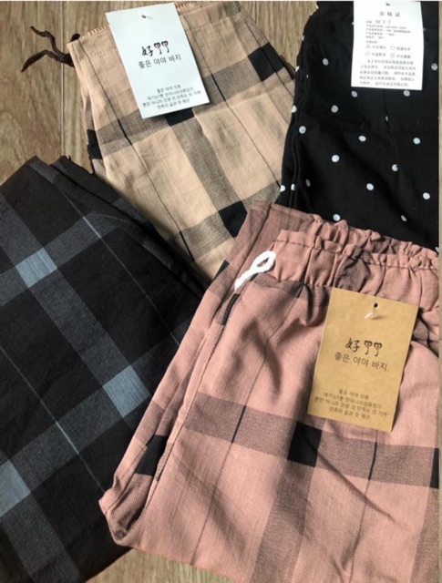 Quần baggy kẻ cao cấp ( sale lỗ)