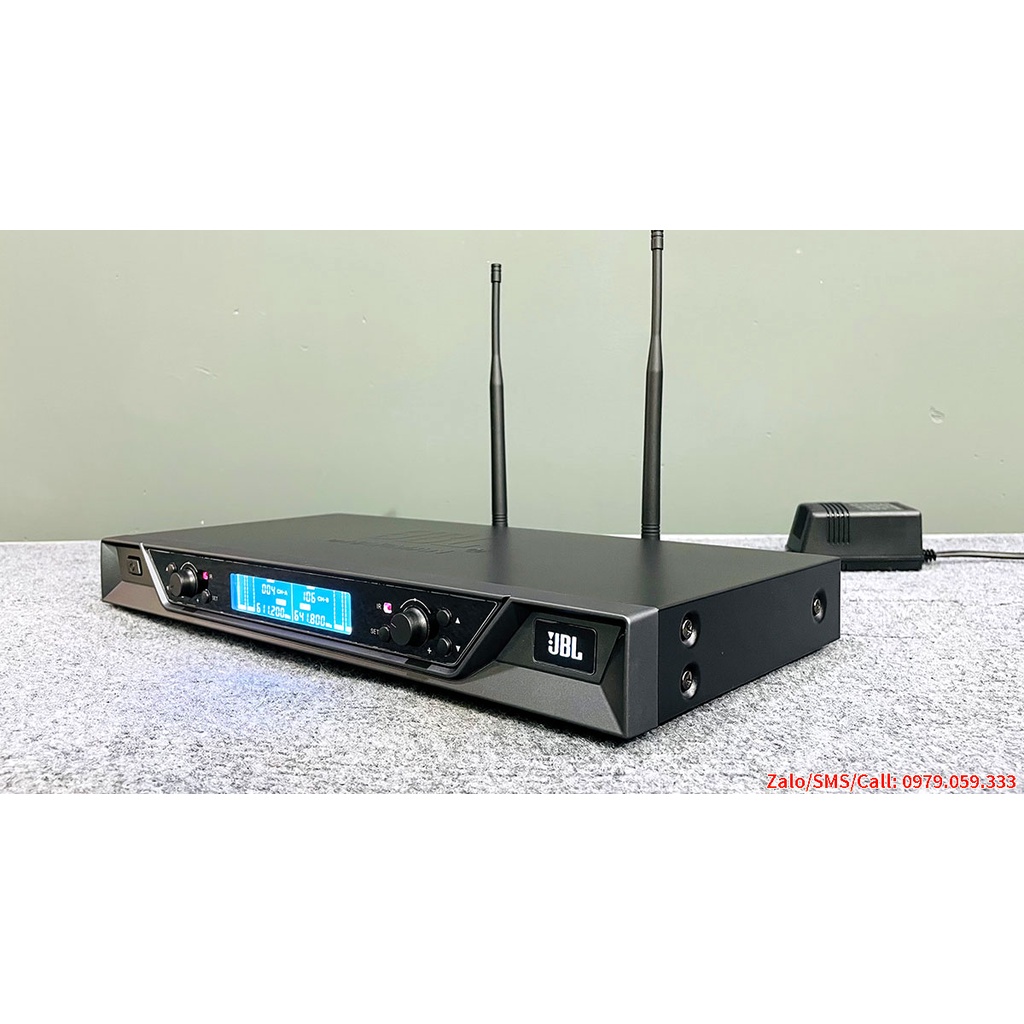 Bộ 2 Micro Không Dây Harman JBL VM800 Cao Cấp, Cảm Biến Tự Ngắt Sau 3s, Khoảng Cách Thu Phát Lên Đến 30m - BH 12 tháng