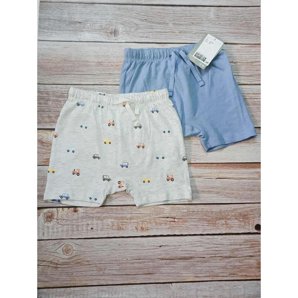 Quần đùi cotton bé trai HM auth