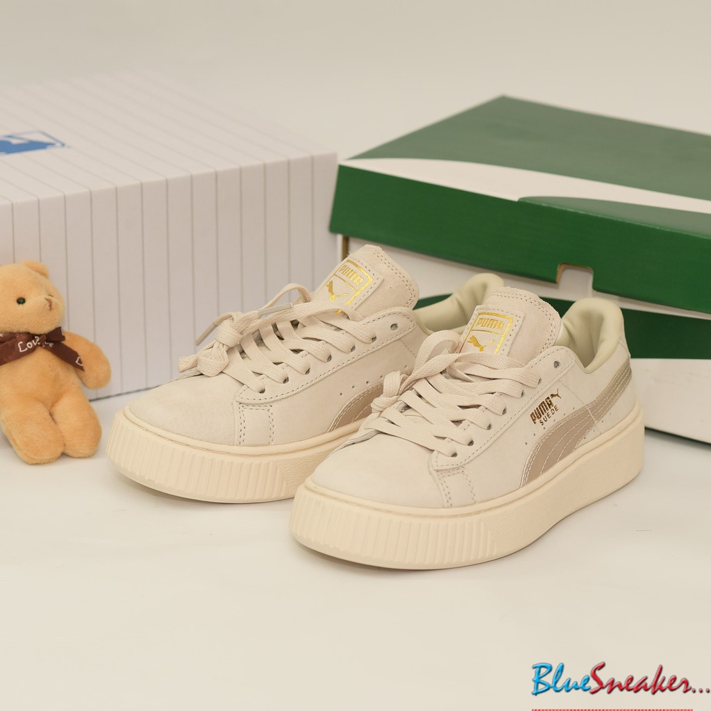 Giày sneaker nữ Puma da lộn